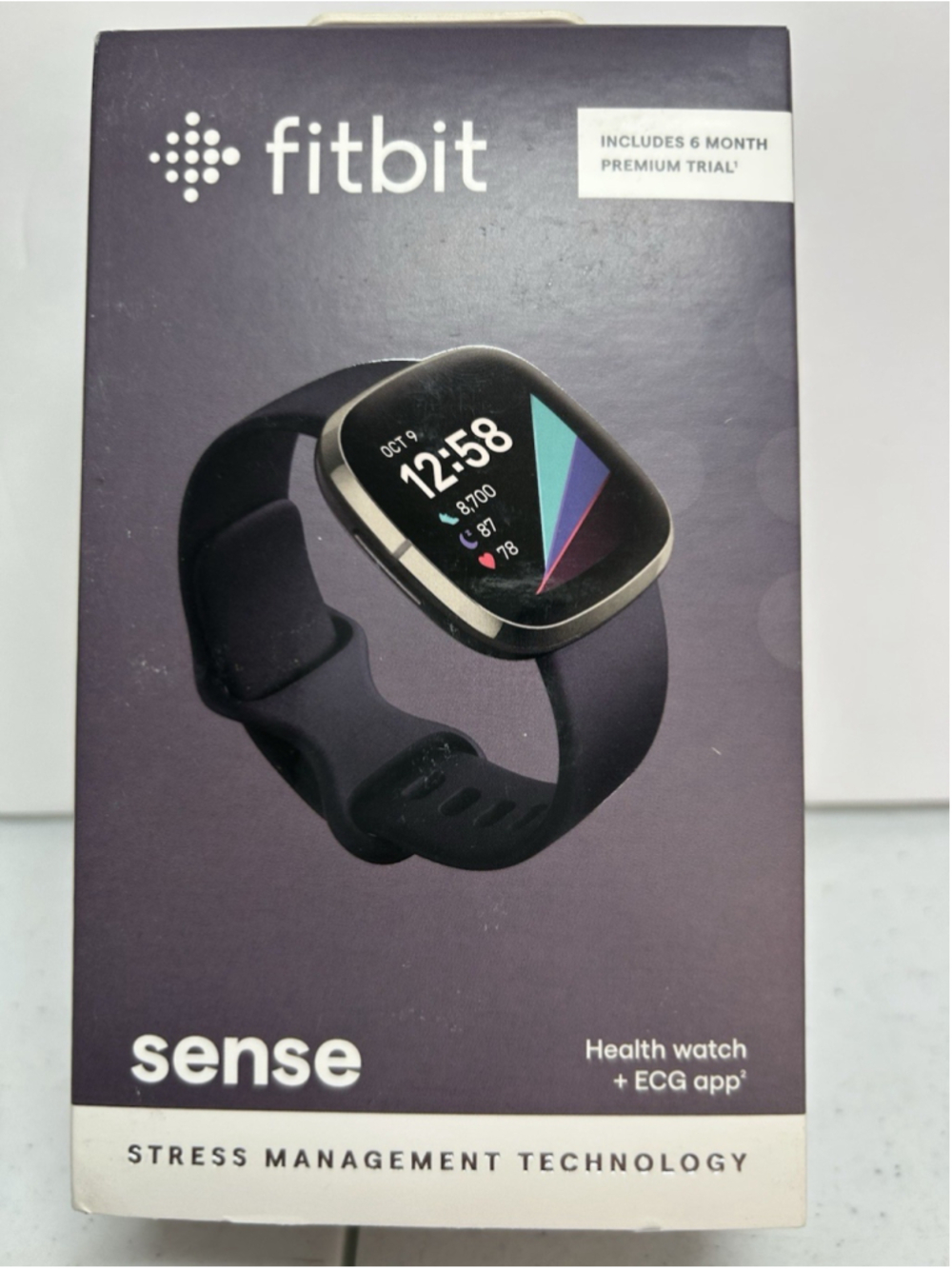 Fitbit Sense Advanced Health & Fitness Smartwatch Graphite GPS Watch
